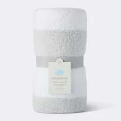 Chenille Stripe Baby Blanket - Gray And White Stripes - Cloud Island™ 7 Chenille Stripe Baby Blanket - Gray And White Stripes - Cloud Island™ -1st Step Store GUEST 0324882f 509f 4a9b ba22 358ea19cbf70