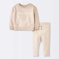 Baby Boys' 2pc Mama's Mini Embroidered Sweatshirt Set - Cloud Island™ Tan 9 Baby Boys' 2pc Mama's Mini Embroidered Sweatshirt Set - Cloud Island™ Tan -1st Step Store GUEST 0908ab8b a5ef 4805 a872 f1921c8c68d0