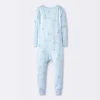 Toddler Boys' Smooth Jersey Snug Fit Union Suit - Cloud Island™ Blue
