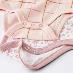 Baby Girls' 4pk Floral Short Sleeve Bodysuits - Cloud Island™ Peach/Pink -1st Step Store GUEST 0d4099f3 f0ea 4293 9723 5248a5c45a45