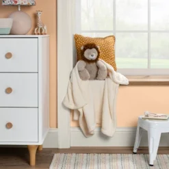 Plush Blanket With Soft Toy - Cloud Island™ Lion