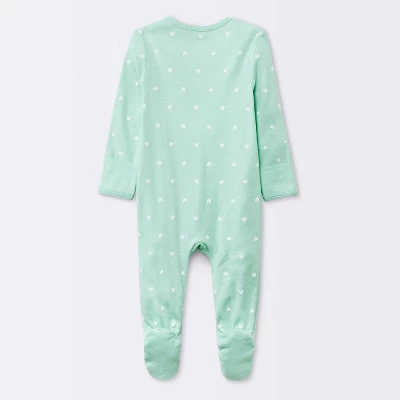 Baby Girls' 6pk Cotton Sleep N' Play - Cloud Island™ 3 Baby Girls' 6pk Cotton Sleep N' Play - Cloud Island™