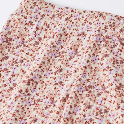 Baby Girls' 2pc Cat Applique Sweatshirt & Bike Shorts Set - Cloud Island™ Pink 5 Baby Girls' 2pc Cat Applique Sweatshirt & Bike Shorts Set - Cloud Island™ Pink - Image 3