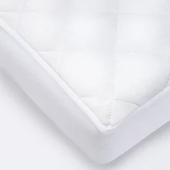 Waterproof Fitted Mini Crib Mattress Pad Cover - Cloud Island™ White