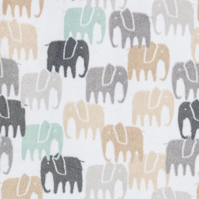 Changing Pad Cover Elephants - Cloud Island™ Gray 4 Changing Pad Cover Elephants - Cloud Island™ Gray - Image 2