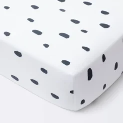Dash Marks Crib Fitted Sheet - Cloud Island™ White/Gray -1st Step Store GUEST 1df54df0 d2d6 49ef b6b7 1581a8d8e61b