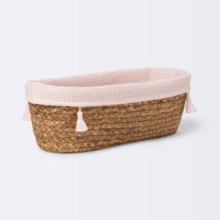 Natural Weave Oval Storage Bin With Waffle Weave Liner - Cloud Island™ 11 Natural Weave Oval Storage Bin With Waffle Weave Liner - Cloud Island™ -1st Step Store GUEST 1e6641ca 4f0e 49c7 9393 e36b79ebf5a7