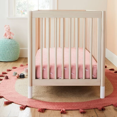 Cotton Fitted Crib Sheet - Unicorn - Cloud Island™ 3 Cotton Fitted Crib Sheet - Unicorn - Cloud Island™