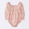Baby Girls' Floral Smocked Romper - Cloud Island™ Pink 2 Baby Girls' Floral Smocked Romper - Cloud Island™ Pink -1st Step Store GUEST 25633517 5b54 4a1e 91d9 5bda74b2d8fe