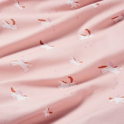 Cotton Fitted Crib Sheet - Unicorn - Cloud Island™ 4 Cotton Fitted Crib Sheet - Unicorn - Cloud Island™ - Image 2