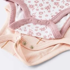 Baby Girls' 4pk Floral Long Sleeve Bodysuits - Cloud Island™ Peach/Pink -1st Step Store GUEST 2aa15f26 c9a4 4abe 887a fb4e3bef33a2