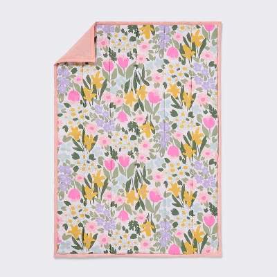 Crib Bedding Set - Painterly Floral - 4pc - Cloud Island™ 6 Crib Bedding Set - Painterly Floral - 4pc - Cloud Island™ - Image 4