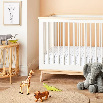 Fitted Crib Sheet I Love You - Cloud Island™ White/Gray 3 Fitted Crib Sheet I Love You - Cloud Island™ White/Gray