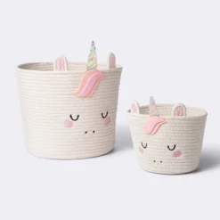Coiled Rope Forest Animal Small Round Storage Basket - Unicorn - Cloud Island™ 7 Coiled Rope Forest Animal Small Round Storage Basket - Unicorn - Cloud Island™ -1st Step Store GUEST 3194f202 a8f6 4b11 ba71 c925a6018518