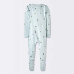 Baby Boys' 3pk Bears Tight Fit Sleep N' Play - Cloud Island™ Blue/Green