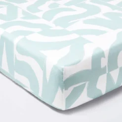 Fitted Crib Sheet Tile Print - White/Seafoam - Cloud Island™ -1st Step Store GUEST 372faedb d7ea 47b0 b77c 3a53384b58fd