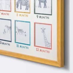 Milestone 4" X 4" Image Opening Picture Frame - Multi Bright With Natural Frame - Cloud Island™ -1st Step Store GUEST 3c6fb14f 12f4 4cab bb64 004fa197b5be