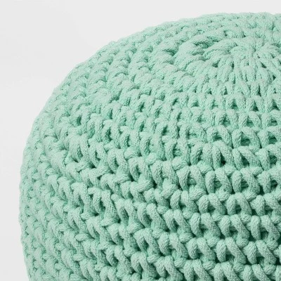 Pouf Ottoman - Cloud Island™ Mint 4 Pouf Ottoman - Cloud Island™ Mint - Image 2
