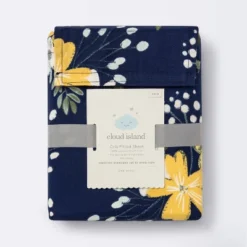 Fitted Crib Sheet Meadow - Cloud Island™ - Navy Floral -1st Step Store GUEST 480a66b1 e861 4bef a43e e138779263ef