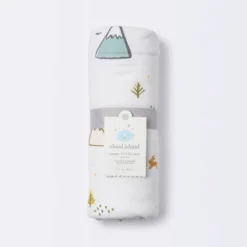 Jersey Knit Reversible Baby Blanket Adventures - Cloud Island™ White/Gray/Pink -1st Step Store GUEST 4fad5fcb 442b 4b41 8ddf c3018caa1f57