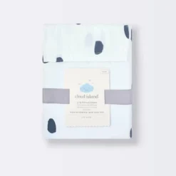 Dash Marks Crib Fitted Sheet - Cloud Island™ White/Gray -1st Step Store GUEST 51e72db3 f027 4f72 9c52 a34f675d6def