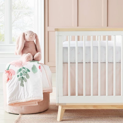 Crib Bedding Set - Floral - 4pc - Cloud Island™ 3 Crib Bedding Set - Floral - 4pc - Cloud Island™