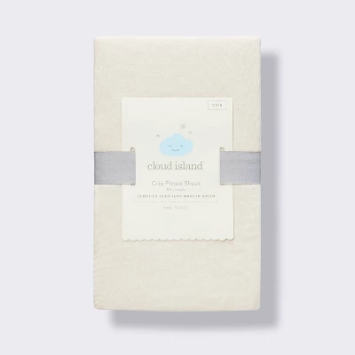 Polyester Rayon Fitted Crib Sheet - Cloud Island™ 5 Polyester Rayon Fitted Crib Sheet - Cloud Island™ - Image 3
