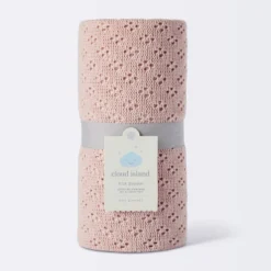 Seed Stitch Pointelle Baby Blanket - Dark Pink - Cloud Island™ 8 Seed Stitch Pointelle Baby Blanket - Dark Pink - Cloud Island™ -1st Step Store GUEST 56b500c1 747c 4882 b9cb 284ced4b3088