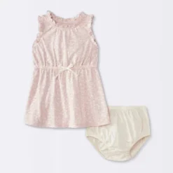 Baby Girls' Floral Printed Dress - Cloud Island™ Cream -1st Step Store GUEST 57f05075 adc4 44a2 9ef6 406be8bb49d6