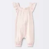 Baby Girls' Floral Modal Jersey Long Legged Romper - Cloud Island™ Pink -1st Step Store GUEST 58e63fe5 4d75 4f97 a668 587fc63a8c14