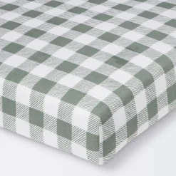 Fitted Crib Sheet - Cloud Island™ Green Gingham -1st Step Store GUEST 5bd2223d 6a5c 4e0e 862c 634f34f86d56