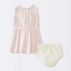 Baby Girls' Floral Printed Dress - Cloud Island™ Cream -1st Step Store GUEST 5c8f215d 78f8 4a4a a7c8 08922a2d12a7