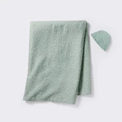 Hospital Muslin Swaddle And Hat Gift Set - 2ct - Green - Cloud Island™ 9 Hospital Muslin Swaddle And Hat Gift Set - 2ct - Green - Cloud Island™ -1st Step Store GUEST 5c9b3fa2 d1e7 4c7d 85f1 e315a40c1f90