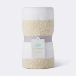 Chenille Stripe Baby Blanket - Khaki And White Stripes - Cloud Island™ -1st Step Store GUEST 5e253cb6 9de0 47c7 8cf0 6bcbbfffa040