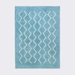4'x6' Area Rug - Zig Zag/Blue - Cloud Island™ -1st Step Store GUEST 5f9f0aa9 caa4 4163 af3d 87a9012bdfbf