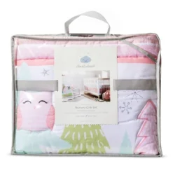 Crib Bedding Set Forest Frolic 4pc - Cloud Island™ Pink -1st Step Store GUEST 669133dc 89c1 4e8a b71b 0b930ec177f7
