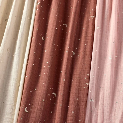 Muslin Swaddle Baby Blanket - Warm Metallic - 3pk - Cloud Island™ 4 Muslin Swaddle Baby Blanket - Warm Metallic - 3pk - Cloud Island™ - Image 2