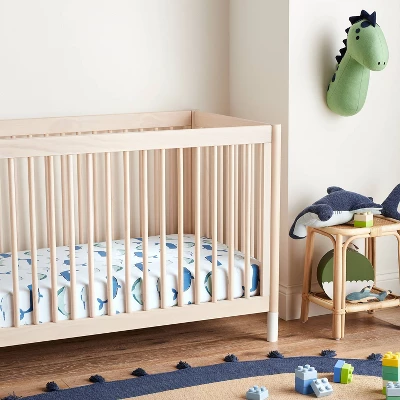 Fitted Crib Sheet Sleepy Tides - Cloud Island™ 3 Fitted Crib Sheet Sleepy Tides - Cloud Island™