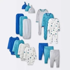 Baby Boys' 16pk Layette Gifting Bundle - Cloud Island™ Blue -1st Step Store GUEST 73b903eb 5896 453a aeb8 ee04930c2ca7