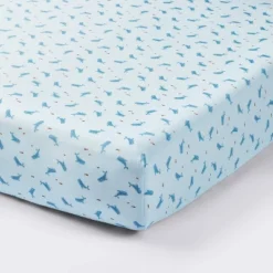 Cotton Fitted Crib Sheet - Whales - Cloud Island™ -1st Step Store GUEST 747fecfc 34e5 4675 9934 4f32a2c97a48