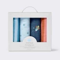 Flannel Baby Blankets - Space - 4pk - Cloud Island™ -1st Step Store GUEST 7547f8e1 3aea 4c84 bdbd 59077595cb76