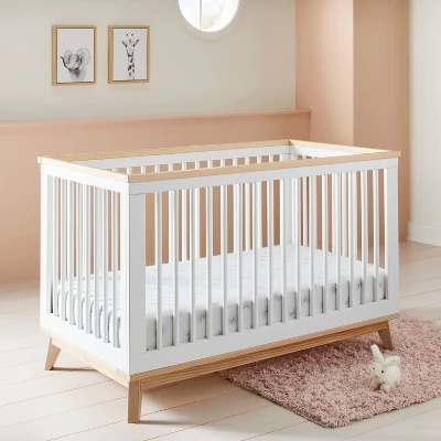 Fitted Jersey Crib Sheet Love To Dream - Rainbows/White - 2pk - Cloud Island™ 3 Fitted Jersey Crib Sheet Love To Dream - Rainbows/White - 2pk - Cloud Island™