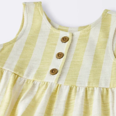 Baby Girls' Striped Dress - Cloud Island™ 3 Baby Girls' Striped Dress - Cloud Island™