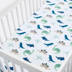 Fitted Crib Sheet Dinos Cool - Cloud Island™ - Blue/Green -1st Step Store GUEST 77e9776c 6b0b 4d87 8a44 b84275f85634