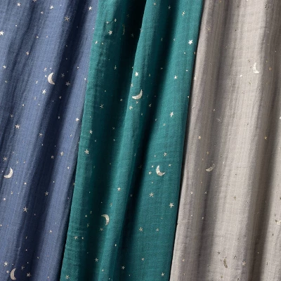 Muslin Swaddle Baby Blanket - Cool Metallic - 3pk - Cloud Island™ 4 Muslin Swaddle Baby Blanket - Cool Metallic - 3pk - Cloud Island™ - Image 2