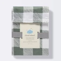 Fitted Crib Sheet - Cloud Island™ Green Gingham -1st Step Store GUEST 7cca822e 601c 4023 aaeb 940cd8793fe8