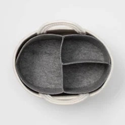 Coiled Rope Diaper Caddy With Dividers - Cloud Island™ Cream -1st Step Store GUEST 7f5e960b d644 465e 8a6b 1a2091651e69