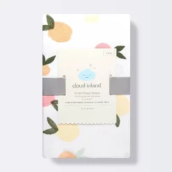Polyester Rayon Jersey Fitted Crib Sheet - Cloud Island™ Citrus -1st Step Store GUEST 83542191 3a83 44f2 9982 5fd933026957