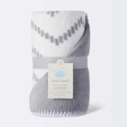 Plush Baby Blanket - Chevron - Gray - Cloud Island™ -1st Step Store GUEST 839a0711 d92f 488f 9431 2e26fcef0a1f