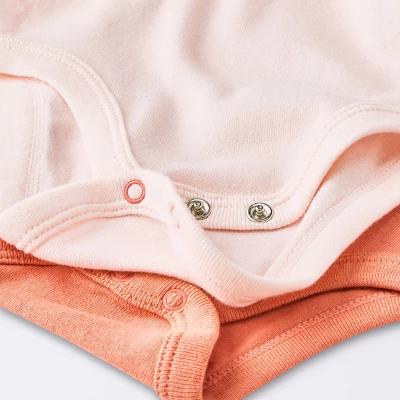 Baby Girls' 4pk Long Sleeve Bodysuit - Cloud Island™ Floral 5 Baby Girls' 4pk Long Sleeve Bodysuit - Cloud Island™ Floral - Image 3